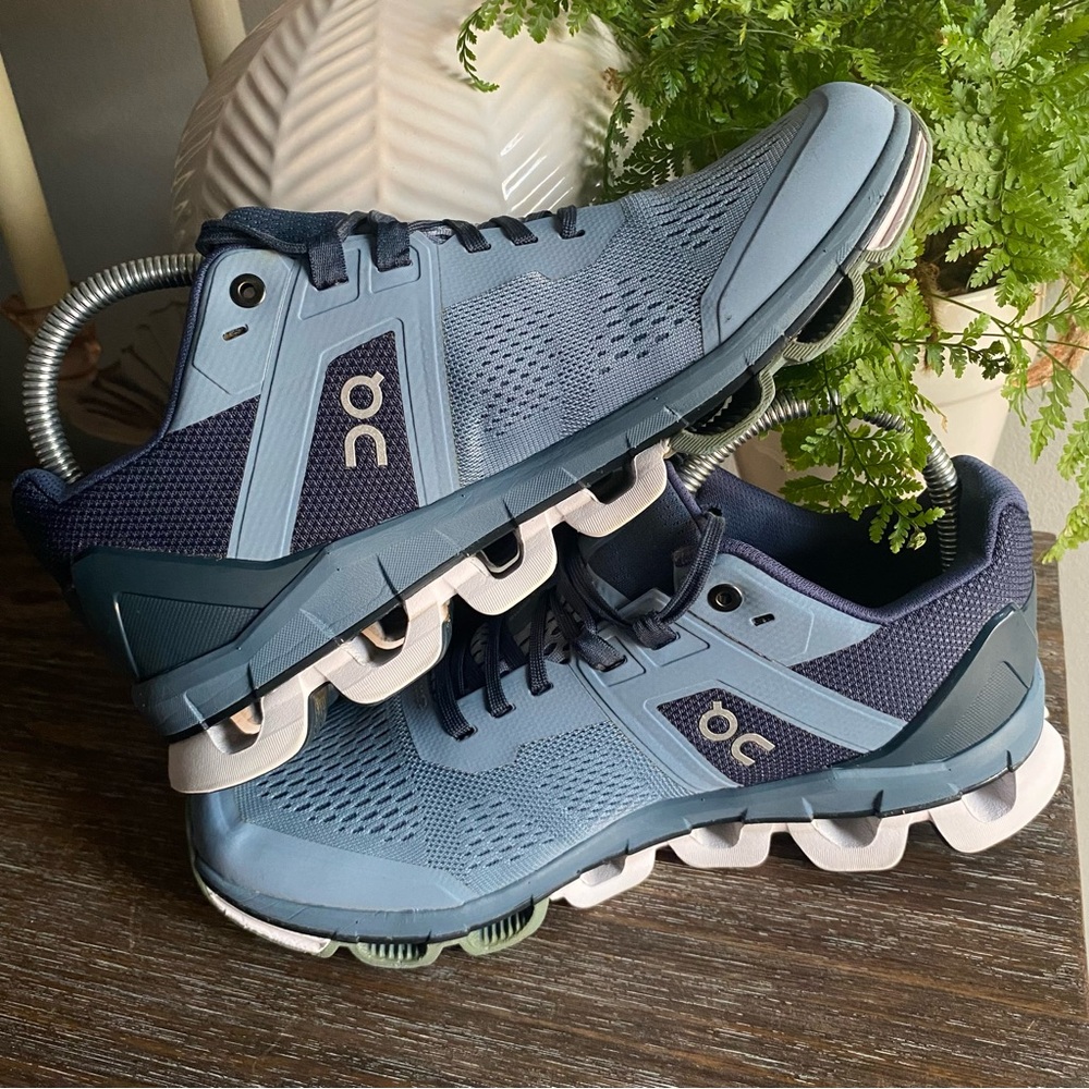 On Cloud Cloudace Running Sneakers Athletic Shoes Wash/Navy Womens 8.5 Blue